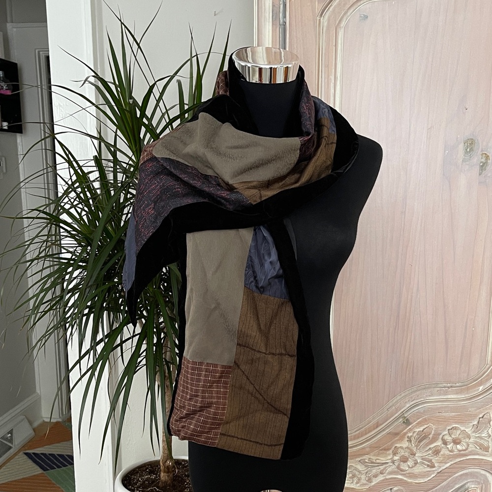 T. Carney Vintage Kimono Silk Scarf